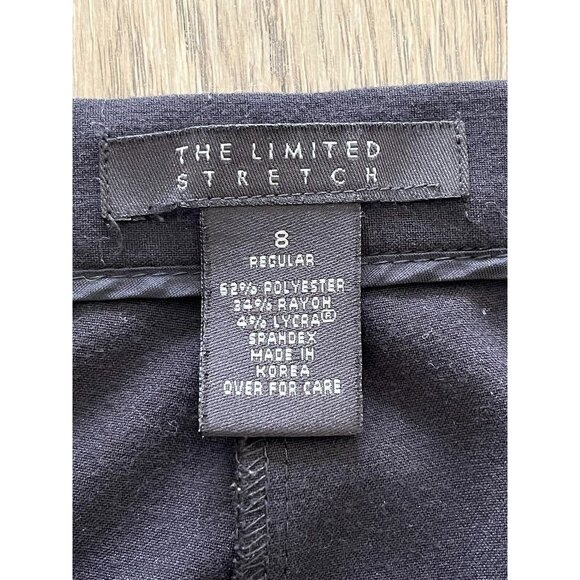 EUC The Limited Black Wide-Leg Stretch Pants Size 8 Regular - Picture 5 of 6